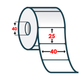 Термоэтикетка PRINTSCAN 40/25мм термоэко 2000 этикеток прямоугольная 1 рулон оранжевая (00069-orange) - изображение 2
