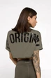 Футболка Designed for Fitness OVERSIZE CROP OLIVE XS/S - зображення 3