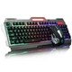 Комплект проводная клавиатура с мышкой и LED RGB подсветкой UKC K33 (K33) - изображение 1