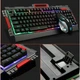 Комплект проводная клавиатура с мышкой и LED RGB подсветкой UKC K33 (K33) - изображение 3