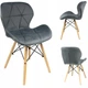 Стул JUMI Scandinavian Design (велюр) Grey - изображение 1