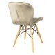 Крісло JUMI Scandinavian Design (велюр) beige - зображення 4