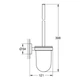 Ёршик для унитаза Grohe Essentials 40374001 (4005176326400) - изображение 10
