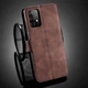 Чехол DG.MING Retro Style для Samsung Galaxy A52 (A525) / A52s (A528) - Coffee - изображение 8