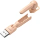Бездротова Bluetooth-гарнітура Baseus Encok Wirelless Earphones A05 + USB док-станція Рожевий - зображення 1