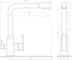 Cмеситель для кухни с краном для фильтрованной воды GLOBUS LUX GLLR-0100-6-MARONE коричневый латунь 000019251 - изображение 4