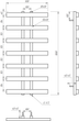 Сушка для рушників Symmetry Водяний 1200x50 - зображення 3