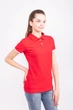 Футболка поло женская TvoePolo однотонная XL Красное (5717-12xl) - изображение 1