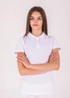 Футболка поло TvoePolo однотонне M Біле (5715-02m) - зображення 3