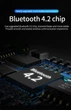 Гарнитура Bluetooth Kebidu V19 White - изображение 3