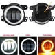 Протитуманні LED Фари Лінза з ДХО та поворотом D=87мм 10-30V/15W 7000K (2шт) 3625 - изображение 5