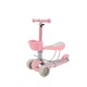 Самокат трехколесный 5 в 1 Scooter Pastel 2021 с родительской ручкой лиловый - изображение 2