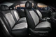 Накидки чехлы на сидения автомобиля из Алькантары 3D Elegant Modena Серые 700 133 - изображение 1