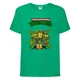 Футболка детская Черепашки Ниндзя 0019 (Ninja Turtles) зеленая (NTS grn 0019) 128 см - изображение 1