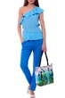 Топ PINKO 40 Голубой (1B10B1 4926 E60-40) - изображение 4