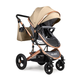 Універсальна коляска трансформер 3в1 Ninos Brava New, Beige - изображение 7