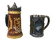 Подарочный набор Готика Кружка Game Of Thrones House Lannister и Игра Престолов Winter Coming 650/500 мл - изображение 7