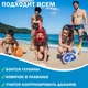 Повнолицева снорклінг маска панорамна на все обличчя - для плавання купання пірнання - окуляри мономаска на все обличчя з трубкою і клапаном + кріплення під екшн камеру для підводної зйомки Aqua B II Розмір L/XL Синя (WS 003 s51458-1) - зображення 7