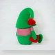 Мягкая игрушка Kidsqo гномик Санта с сердцем зелёно-красный 32 см - изображение 3