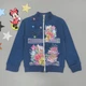 Утепленная кофта "Цветы" Lily kids для девочки 110 см Синяя 15744 - изображение 1