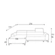 Кутовий диван Hugo Mini Wersal 276x96x177 (HUGO_MINI_LEWY) 081208 - изображение 2