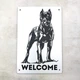 Табличка "Welcome" Розмір 22х15 см Напис внизу - зображення 2