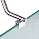 Шторка стеклянная для ванны двухсекционная распашная 142x119.5см LIDZ Brama стекло матовое 6мм профиль хром LBSS120140RCRMFR - изображение 4