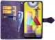 Чехол Vintage для Samsung Galaxy M31 / M315 книжка женский с визитницей фиолетовый - изображение 4
