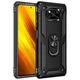 Чехол Shield для Xiaomi Poco X3 / X3 Pro бампер противоударный с подставкой&nbsp;Black - изображение 2