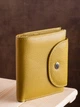 Женский кошелек кожаный ST Leather Accessories 18926 Горчичный - изображение 6