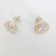 Серьги из серебра с золотыми пластинами Фонарики, 0338.10 - изображение 3