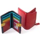 Женский кожаный кошелек Rainbow DR. BOND WRN-2 red - изображение 2