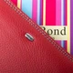Женский кожаный кошелек Rainbow DR. BOND WRN-2 red - изображение 3