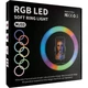 Кольцевая LED лампа RGB MJ33 33cm (Черный) - изображение 4