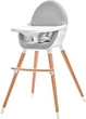 Стільчик для годування 2 в 1 Kinderkraft Fini Gray (KKKFINIGRY0000) (158388) - зображення 1