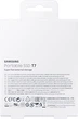 Dysk SSD Samsung Portable T7 2TB USB 3.2 Type-C (MU-PC2T0T/WW) External Grey - obraz 9