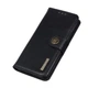 Чехол-книжка с застежкой KHAZNEH Wallet Cover для Xiaomi Redmi Note 10 / Note 10s / Poco M5s - Black - изображение 4