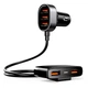 Автомобильное зарядное устройство JOYROOM car charger JR-CL03 АЗУ в прикуриватель 1.5м, 5USB 6.2A Black (JR-CL03) - изображение 1