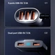Автомобильное зарядное устройство JOYROOM car charger JR-CL03 АЗУ в прикуриватель 1.5м, 5USB 6.2A Black (JR-CL03) - изображение 5