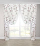 Тюль лён-муар с цветочным рисунком Adagio Windows Decor L012 Rose 2x2,7м - 2шт - изображение 1
