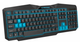 Клавиатура проводная Esperanza ILLUMINATED USB UA Black-blue (EGK201BUA) - изображение 1