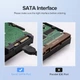 Кабель SATA 3,0 Ugreen для жорсткого диска SSD HDD прямий кутовий - зображення 3