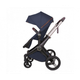 Дитяча Коляска 4в1 Shom Roberto Verino Elegance Midnight Black (Люлька + Прогулянка + Автокрісло + База) (від 0 до 3 років) Синій - зображення 5