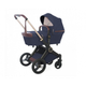 Дитяча Коляска 4в1 Shom Roberto Verino Elegance Midnight Black (Люлька + Прогулянка + Автокрісло + База) (від 0 до 3 років) Синій - зображення 2