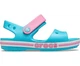Сандалі на дівчинку Crocs Bayaband Sandal Aqua С9 26 Бірюза - зображення 5