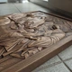 Икона "Святая Троица", Atributlux, 30*24,3 см резная из дерева - изображение 4