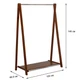 Стійка для одягу Fenster Модус 2П Коричневий 146x100x48,5 - зображення 3
