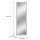 Настенное зеркало Fenster NVD-03 Светло-серое 164,5x60,5x3,7 - изображение 3
