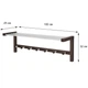 Вешалка настенная Fenster NVD-02 Венге 32x100x25 - изображение 4