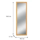 Настенное зеркало Fenster NVD-03 Бук 164,5x60,5x3,7 - изображение 2